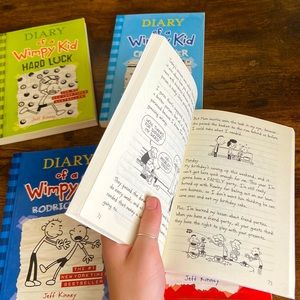 BRAND NEW Diary of a Wimpy Kid Books! Includes books 1,2,4,6, and 8